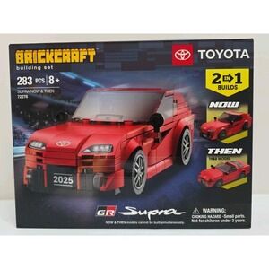 Brickcraft Toyota Supra Now & Then Brick Building Kit 1988-2025 2 In‎ 1 oy